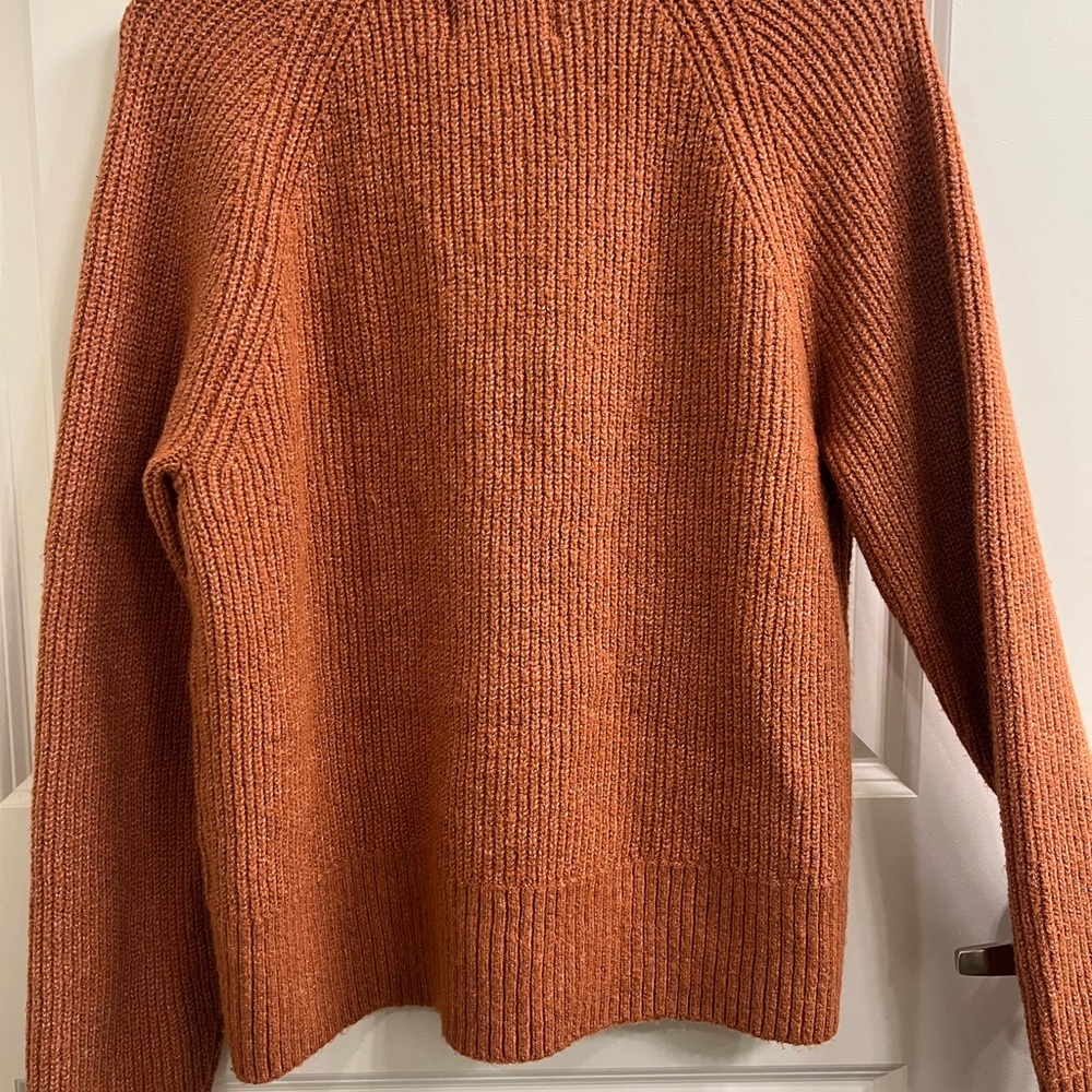 Old Navy Women's Rust Orange Cardigan Sweater | Size Small - Picture 3 of 5